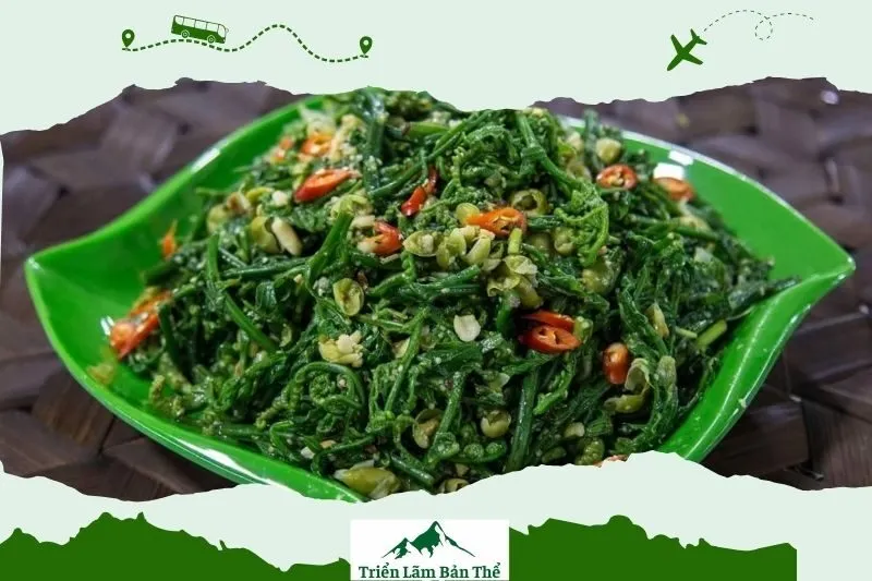 Đặc điểm nổi bật của nộm rau dớn Lai Châu